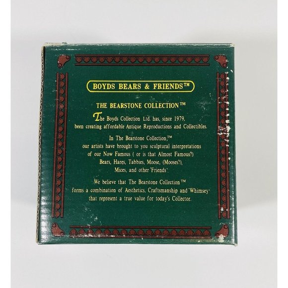 Boyds Bears Homer on the Plate Bearstone #2225 Baseball Pitcher Slugger New - Picture 10 of 11